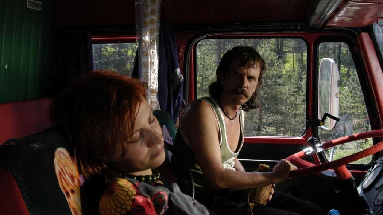 The Red Colored Grey Truck 0