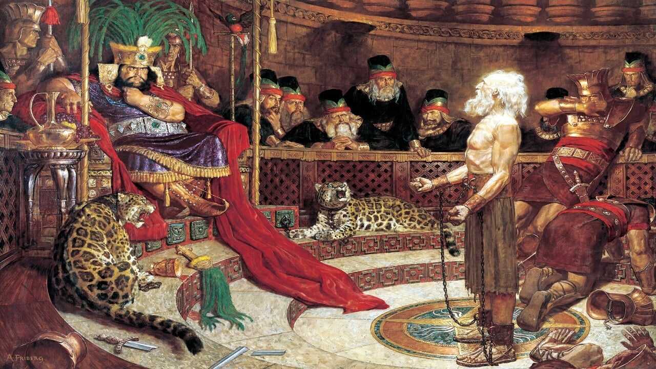 Abinadi and King Noah 0