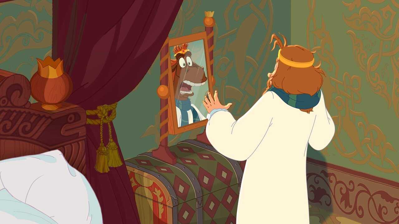 Horse Julius on the throne and Three Heroes (2021) 0